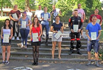 Die ausgezeichneten Berufsschüler der Gewerbeschule Bad Säckingen Foto: Gewerbeschule Bad Säckingen