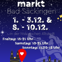 Stand der Gewerbeschule Bad Säckingen auf dem Weihnachtsmarkt 2023